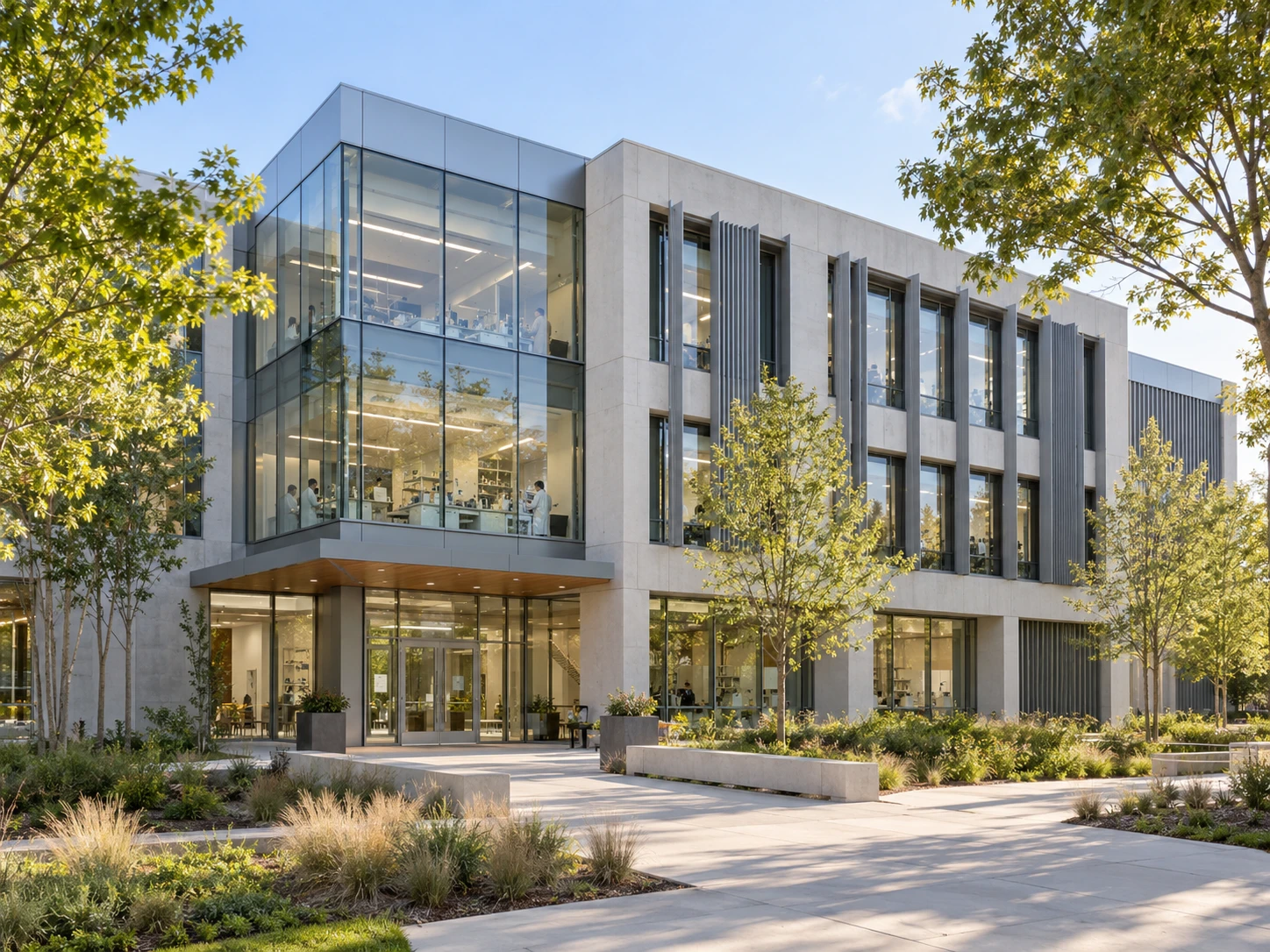 Island Campus Science Building Scan
